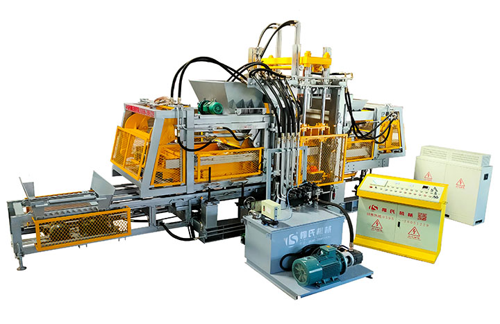 LS—?dú)W版系列PC仿石磚機(jī)、透水磚機(jī)、路沿石磚機(jī)等多功能一體機(jī)